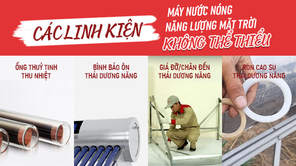 Các loại phụ kiện lắp thái dương năng