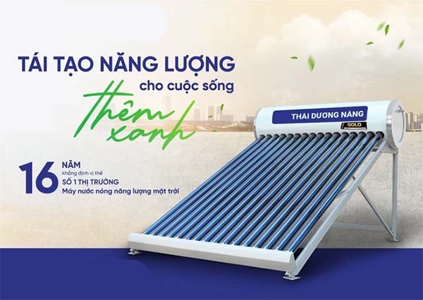 Cách tận dụng tối đa ưu điểm của bình thái dương năng Gold