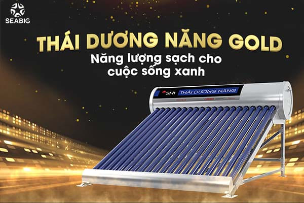 Bình thái dương năng Gold