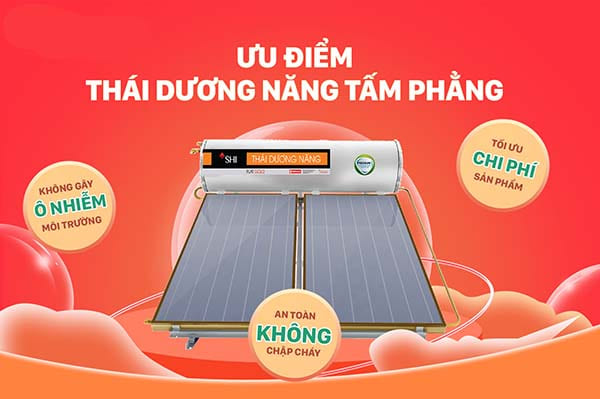Ưu điểm vượt trội của thái dương năng tấm phẳng Flat